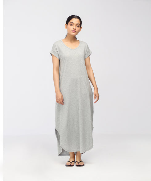 Women's V-Neck Maxi Dress